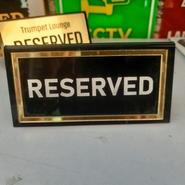 Acrylic With gold Touch Table Stand