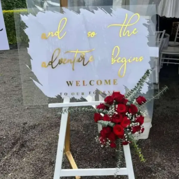 Acrylic Welcome Signage