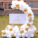 Circular Diamond Balloon Backdrop