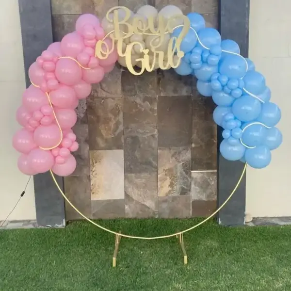 Gender Reveal Setup