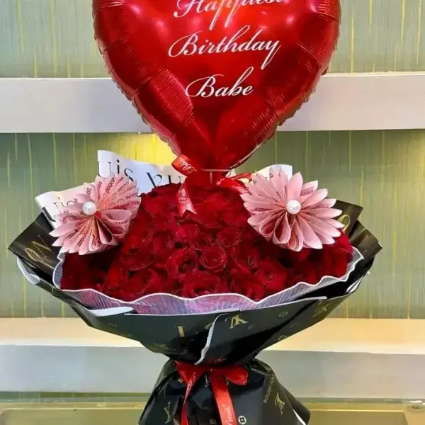 Lucky 99 Red Roses Bouquet