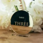 Round Acrylic Table Number